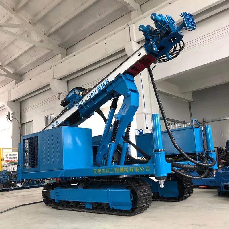 Crawler type hoge lift anker boorinstallatie